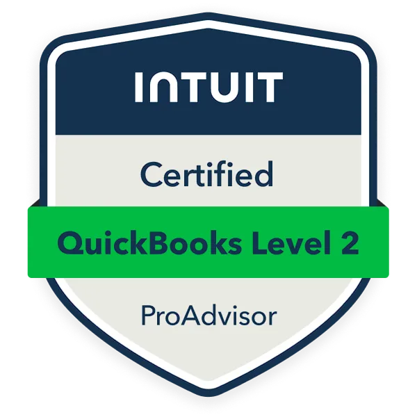 QuickBooks Online Certification Level 2 badge